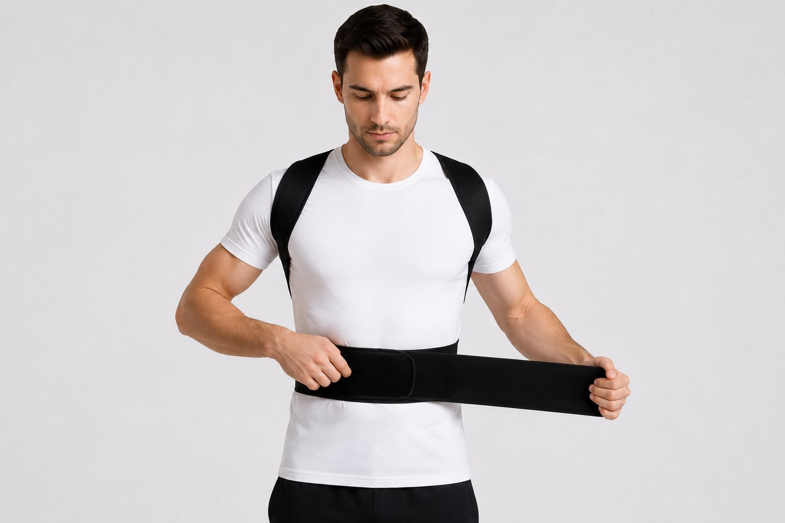 Corrector Postural ErgoZen — Alivia la Tensión de Espalda, Cuello y Hombros